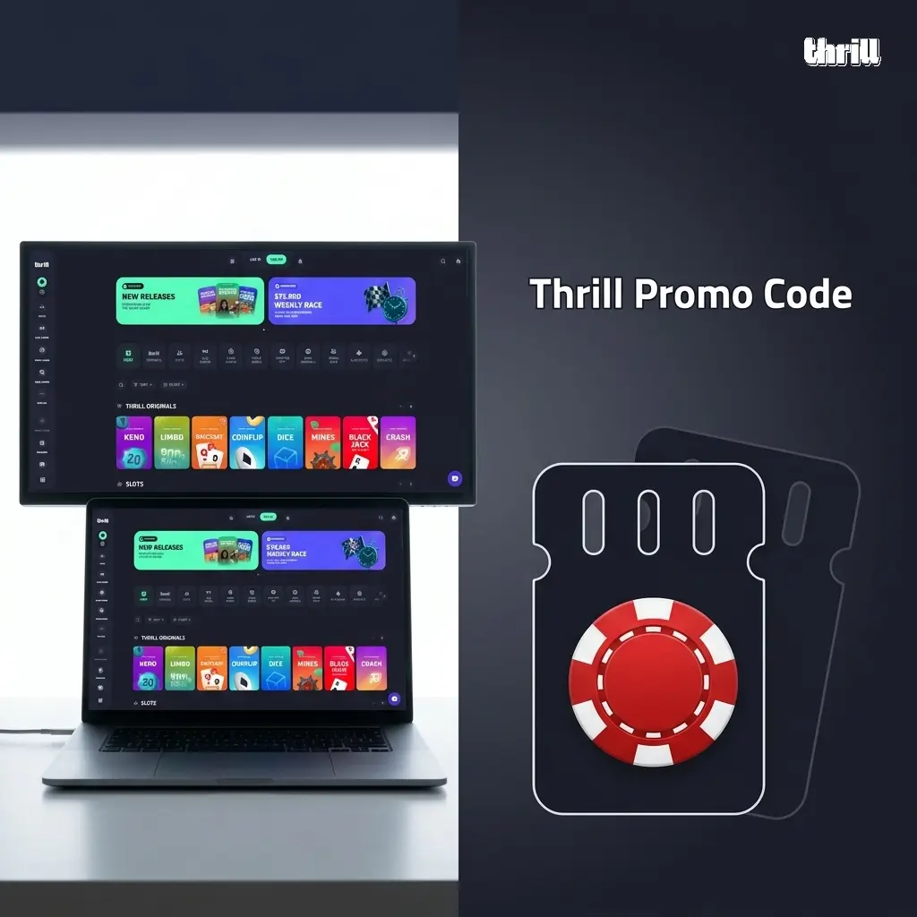 Thrill promo code field on registration form for Pakistani players activating welcome bonus offers.